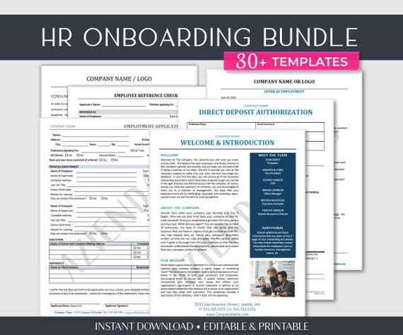 Enterprise Onboarding Document Pack